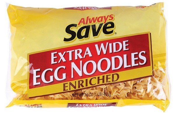 Always Save extra-wide egg noodle